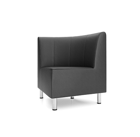 Лабиринт-УВК Секция угловая внутренняя 72x72x90 см Boom midnight черный