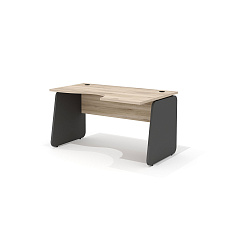 L-3.2R Стол интегральный 140х90х75 Line дуб Кронберг/антрацит