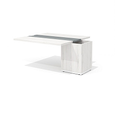 Ts-140.1N Модуль стола для переговоров 167,5x140x75 Time.S дуб Эльза