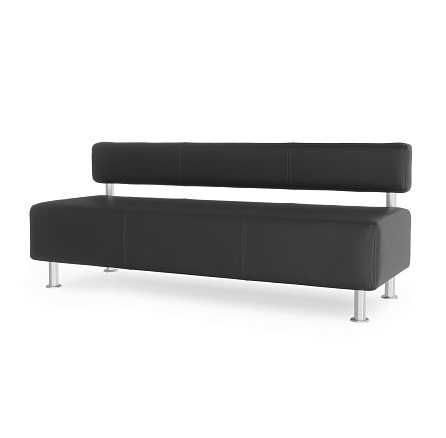 Максим-3 Диван 3-мест. 182x67x76 см Art-Vision 101 черный