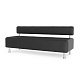 Максим-3 Диван 3-мест. 182x67x76 см Art-Vision 101 черный