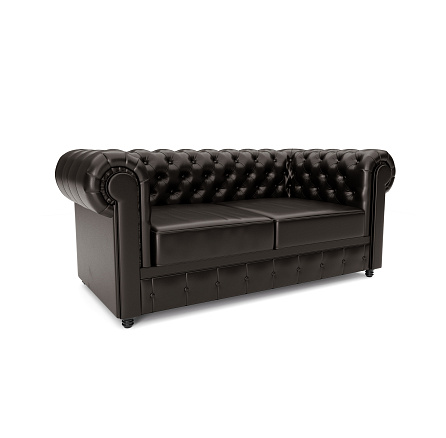 Честер-2 Диван 2-мест. 174x91x72 см Art-Vision 348 темно-коричневый