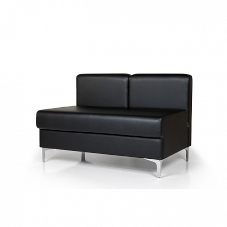 Мягкая офисная мебель: M6-2D Секция 2-местная без подлокотников .