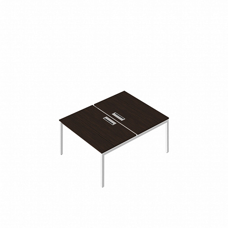RM-4.1(x2)+F-44 Сдвоенный стол с люком на металлокаркасе