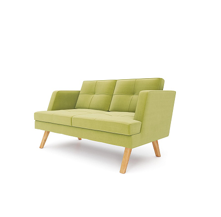 Свифт-2 Диван 2-х местный 141х82х85 микрошенилл Lounge 24 яблоко