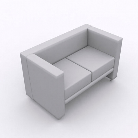 Мягкая офисная мебель: TIME Двухместный диван.