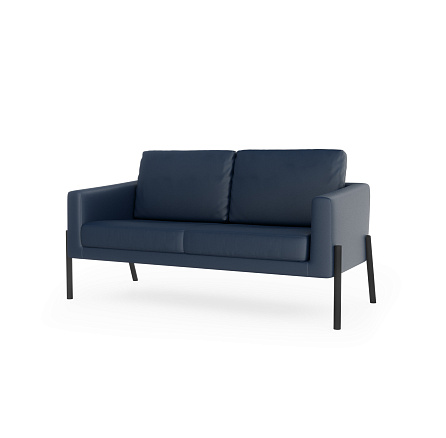 Харди-2 Диван 2-мест. 160х78х83 см Art-Vision 106 тёмно-синий